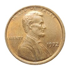 USA One Cent 1972 Coin FREE