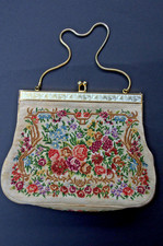 Vintage Tapestry Evening Bag -