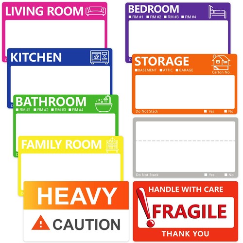 400 pcs home moving - moving, labels
