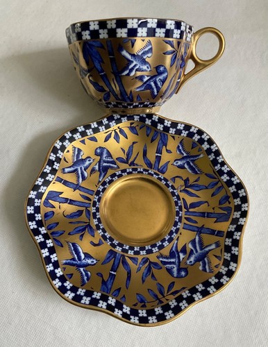 Coalport fluted demitasse cup - fluted,