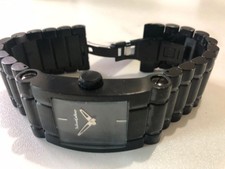 Black Dice Gents Black Dial with Black Stainless Steel Bracelet Watch