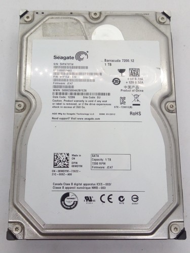 Seagate barracuda 7200 - 7200.12, 1tb
