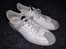 Men's Berluti 1895 Paris White/Brown Leather Trainers. Size 9.5