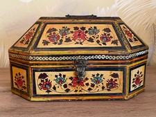 Casket Antique folk art