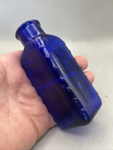 Nice 113 tall blue glass - tall,
