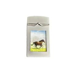 Horse Racing Lighter Sound Effect Galloping Neighing Lenticular Untested 