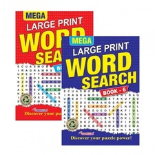 Large print wordsearch - x,
