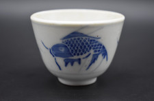 Chinese blue porcelain cup