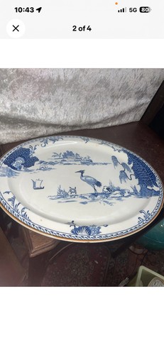 Vintage turkey plate manchu - vintage,