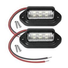 2x License Number Plate Light