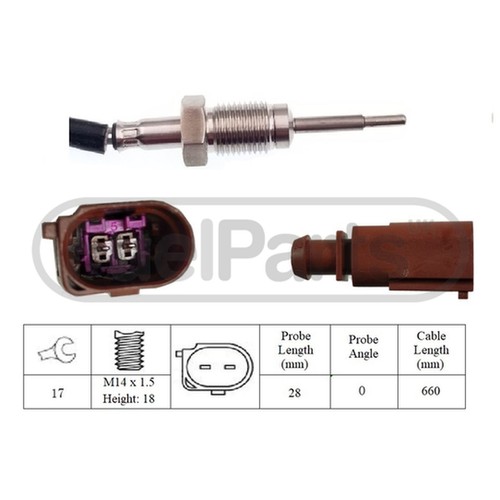 Exhaust temperature sensor - sensor, for