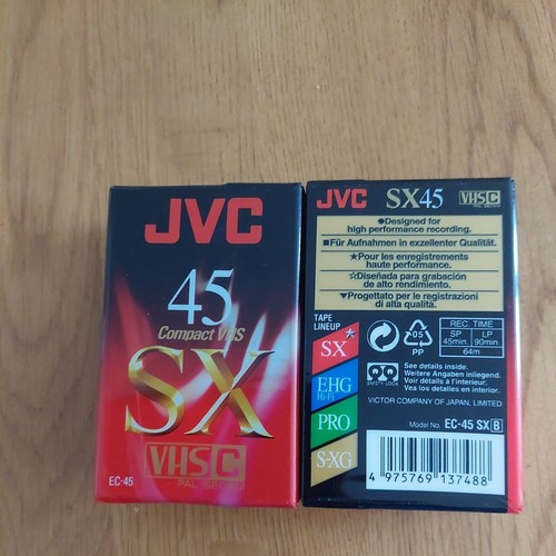 Jvc compact vhs 45 - compact, sx