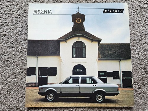 Fiat argenta sales - sales, brochure