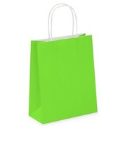 Coloured Paper Party Bags Gift Bag With Handles Birthday Loot Bag Recyclable 
