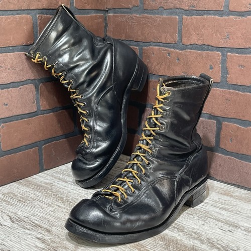 Lineman boots lace toe - lace,