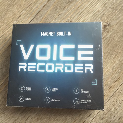 Magnet built voice recorder - voice,