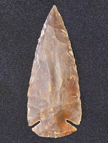 Flint knapped flaked stone - knapped,