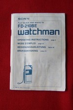 SONY WATCHMAN FD-210BE HAND
