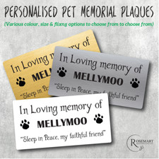 PERSONALISED Metal BENCH PET