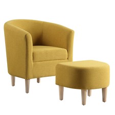 Modern Tub Sofa Couch Armchair Occasional Accent Chair For Lounge Living Room