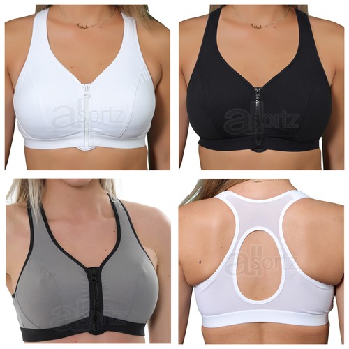 Ladies gemm sports bra - sports, zip