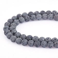 Lava Rock Gemstone Beads -