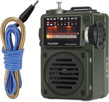 Raddy RF750 Portable Shortwave Radio AM/FM/SW/WB Receiver with Bluetooth -... 