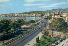 Mallorca promenade postcard