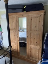 Old Pine Triple Wardrobe.
