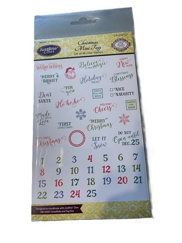 Christmas mini tags - mini, from