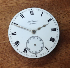 J.W BENSON Pocket Watch Movement -  41.2mm diameter - Restoration / Repair