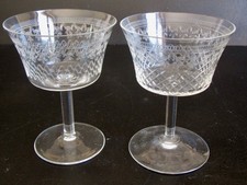 TWO Pall Mall/Lady Hamilton Champagne Glasses.