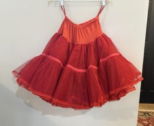 Vintage 1950s RED Petticoat