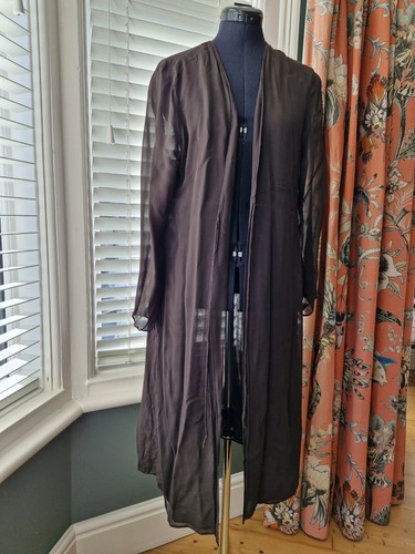 Nitya sheer long cardigan