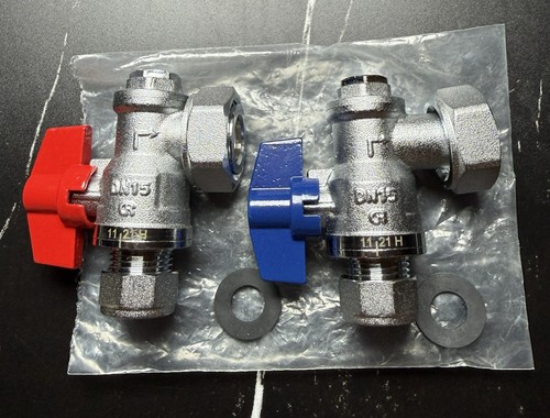 Pair 15mm angled - pair, lever