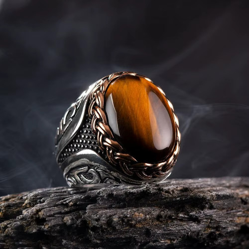 New brown tiger eye stone - new,