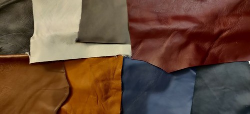 Soft leather pieces - soft,