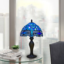 Tiffany Style Table Lamp Stained Glass Handcrafted Art Desk Light Bedside Lamps