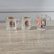 Miniature Vintage Glass Beer