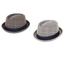 Pork Pie Hat grey check ska