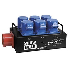 Showtec BO-6-PWC 3 Phase Power