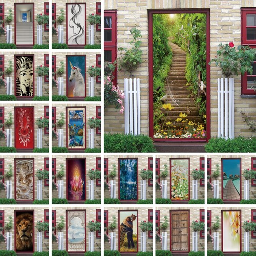 Green forest flower stairs - green,
