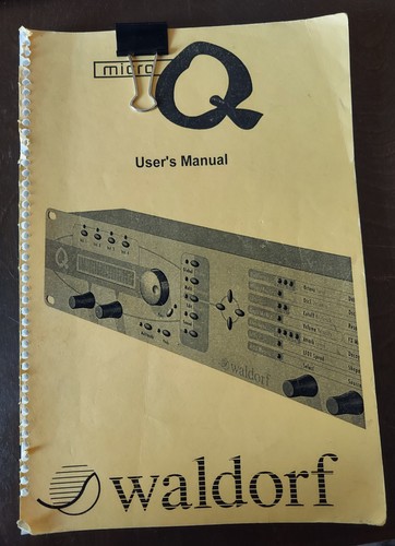 Original waldorf micro - waldorf,