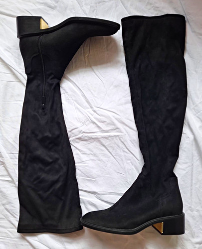 Zara black suede over the - black,