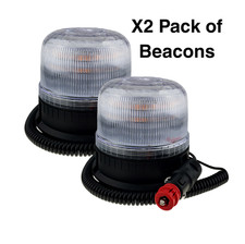 x2 Pack Pair LED Green Amber