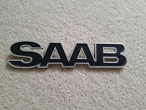 Saab metal badge - saab,