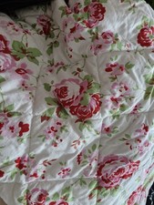 Cath Kidston Rosali ikea  Quilted Throw Bedspread king size large