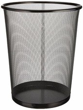 Circular black Mesh Bin -