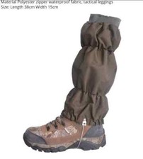 Military spec Heavy Duty Leg Gaiter's Green Waterproof Trouser Hunting Rambling