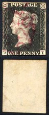 Penny Black (SI) Plate 6